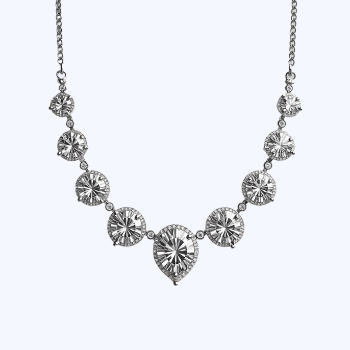 Колье Orféa из серебра с бриллиантами